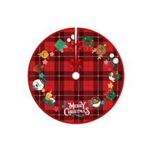 Load image into Gallery viewer, Christmas Tree Skirt Snowflake Santa Claus Printed Xmas Tree Bottom Decor Mat Merry Christmas Decoarations Home Party Ornaments
