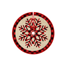 Load image into Gallery viewer, Christmas Tree Skirt Snowflake Santa Claus Printed Xmas Tree Bottom Decor Mat Merry Christmas Decoarations Home Party Ornaments
