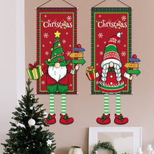 Load image into Gallery viewer, Merry Christmas Hanging Flag Santa Claus Christmas Tree Christmas Porch Door Balcony Banner Christmas Snowman New Year Navidad Decor
