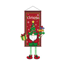 Load image into Gallery viewer, Merry Christmas Hanging Flag Santa Claus Christmas Tree Christmas Porch Door Balcony Banner Christmas Snowman New Year Navidad Decor

