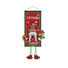 Load image into Gallery viewer, Merry Christmas Hanging Flag Santa Claus Christmas Tree Christmas Porch Door Balcony Banner Christmas Snowman New Year Navidad Decor
