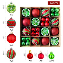 Load image into Gallery viewer, Christmas Tree Decoration Balls Xmas Ornaments Ball Glitter Hanging Ball New Year Party Pendant Decor Prop Gift Supplies
