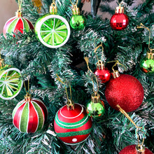 Load image into Gallery viewer, Christmas Tree Decoration Balls Xmas Ornaments Ball Glitter Hanging Ball New Year Party Pendant Decor Prop Gift Supplies
