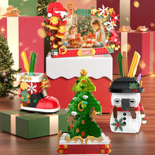 Load image into Gallery viewer, Merry Christmas Lighting Tree Building Blocks Bricks Creative Music Boxes Decoration Children Kids Christmas Santa Claus Gifts
