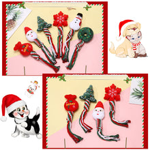 Load image into Gallery viewer, Pet Supplies Christmas Gift Puppy Dog Cotton Linen Braided Rope Molar Clean Chew Knot Play Toy Large Small Dog Toys
