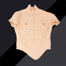Load image into Gallery viewer, Cosplay Male Abdominal Muscle Suit Fake Belly Muscle Men's Chest Crossdresser Macho Realistic Silicone Muscle Artificial Simulation
