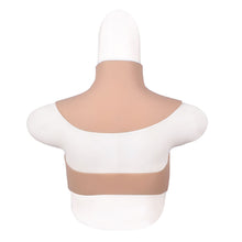 Load image into Gallery viewer, High Neckline Hollowed Out Yiru High Elasticity Cotton Breast Forms Fake Falsies Artificial Boobs Crossdresser Transvestite Sissy Drag Queen Cosplay Cross-dressing
