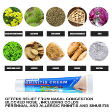 Load image into Gallery viewer, Rhinitis Nose Nasal Cream Sinusitis Treatment Allergic Rhinitis Congestion Itchy Herbal Spray Sinuses Rhinitis Ventilation Cream
