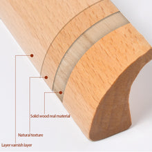 Load image into Gallery viewer, Wooden Furniture Handle Drawer Knobs Kitchen Cabinets Pulls Long Handles Cabinets Drawers Dresser Knobs Wardrobe Pull
