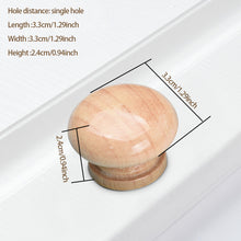 Load image into Gallery viewer, Wooden Furniture Handle Drawer Knobs Kitchen Cabinets Pulls Long Handles Cabinets Drawers Dresser Knobs Wardrobe Pull
