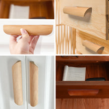 Load image into Gallery viewer, Wooden Furniture Handle Drawer Knobs Kitchen Cabinets Pulls Long Handles Cabinets Drawers Dresser Knobs Wardrobe Pull
