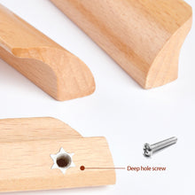 Load image into Gallery viewer, Wooden Furniture Handle Drawer Knobs Kitchen Cabinets Pulls Long Handles Cabinets Drawers Dresser Knobs Wardrobe Pull
