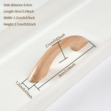 Load image into Gallery viewer, Wooden Furniture Handle Drawer Knobs Kitchen Cabinets Pulls Long Handles Cabinets Drawers Dresser Knobs Wardrobe Pull
