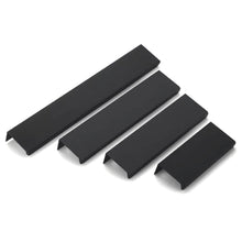 Load image into Gallery viewer, Gold Black Hidden Cabinet Pulls Aluminum Alloy Kitchen Cupboard Handles Drawer Knobs Furniture Handle Bedroom Hardware
