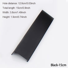 Load image into Gallery viewer, Gold Black Hidden Cabinet Pulls Aluminum Alloy Kitchen Cupboard Handles Drawer Knobs Furniture Handle Bedroom Hardware
