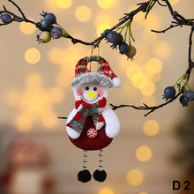 Load image into Gallery viewer, Merry Christmas Ornaments Plush Doll Santa Claus Snowman Christmas Tree Pendant Doll Hang Decoration for Home Noel Natal Happy New Year
