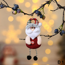 Load image into Gallery viewer, Merry Christmas Ornaments Plush Doll Santa Claus Snowman Christmas Tree Pendant Doll Hang Decoration for Home Noel Natal Happy New Year
