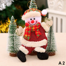 Load image into Gallery viewer, Merry Christmas Ornaments Plush Doll Santa Claus Snowman Christmas Tree Pendant Doll Hang Decoration for Home Noel Natal Happy New Year
