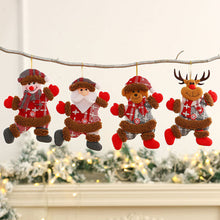 Load image into Gallery viewer, Merry Christmas Ornaments Plush Doll Santa Claus Snowman Christmas Tree Pendant Doll Hang Decoration for Home Noel Natal Happy New Year
