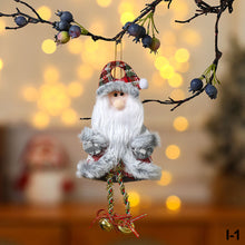 Load image into Gallery viewer, Merry Christmas Ornaments Plush Doll Santa Claus Snowman Christmas Tree Pendant Doll Hang Decoration for Home Noel Natal Happy New Year
