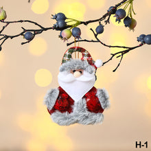 Load image into Gallery viewer, Merry Christmas Ornaments Plush Doll Santa Claus Snowman Christmas Tree Pendant Doll Hang Decoration for Home Noel Natal Happy New Year
