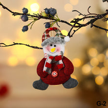Load image into Gallery viewer, Merry Christmas Ornaments Plush Doll Santa Claus Snowman Christmas Tree Pendant Doll Hang Decoration for Home Noel Natal Happy New Year
