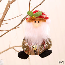 Load image into Gallery viewer, Merry Christmas Ornaments Plush Doll Santa Claus Snowman Christmas Tree Pendant Doll Hang Decoration for Home Noel Natal Happy New Year
