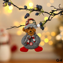 Load image into Gallery viewer, Merry Christmas Ornaments Plush Doll Santa Claus Snowman Christmas Tree Pendant Doll Hang Decoration for Home Noel Natal Happy New Year
