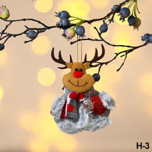 Load image into Gallery viewer, Merry Christmas Ornaments Plush Doll Santa Claus Snowman Christmas Tree Pendant Doll Hang Decoration for Home Noel Natal Happy New Year
