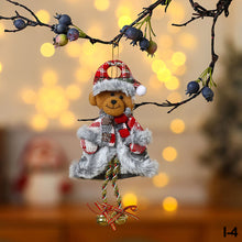 Load image into Gallery viewer, Merry Christmas Ornaments Plush Doll Santa Claus Snowman Christmas Tree Pendant Doll Hang Decoration for Home Noel Natal Happy New Year
