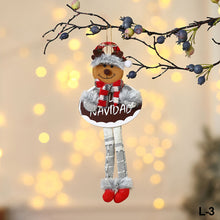 Load image into Gallery viewer, Merry Christmas Ornaments Plush Doll Santa Claus Snowman Christmas Tree Pendant Doll Hang Decoration for Home Noel Natal Happy New Year
