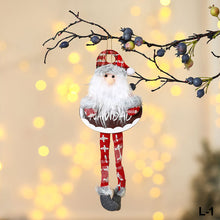 Load image into Gallery viewer, Merry Christmas Ornaments Plush Doll Santa Claus Snowman Christmas Tree Pendant Doll Hang Decoration for Home Noel Natal Happy New Year
