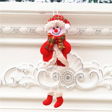 Load image into Gallery viewer, Merry Christmas Ornaments Plush Doll Santa Claus Snowman Christmas Tree Pendant Doll Hang Decoration for Home Noel Natal Happy New Year
