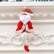 Load image into Gallery viewer, Merry Christmas Ornaments Plush Doll Santa Claus Snowman Christmas Tree Pendant Doll Hang Decoration for Home Noel Natal Happy New Year
