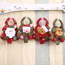 Load image into Gallery viewer, Merry Christmas Ornaments Plush Doll Santa Claus Snowman Christmas Tree Pendant Doll Hang Decoration for Home Noel Natal Happy New Year
