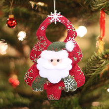 Load image into Gallery viewer, Merry Christmas Ornaments Plush Doll Santa Claus Snowman Christmas Tree Pendant Doll Hang Decoration for Home Noel Natal Happy New Year
