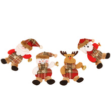 Load image into Gallery viewer, Merry Christmas Ornaments Plush Doll Santa Claus Snowman Christmas Tree Pendant Doll Hang Decoration for Home Noel Natal Happy New Year
