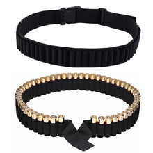 Load image into Gallery viewer, 50 Rounds Shotgun Bandolier Tactical Adjustable Shotgun Shell Belt Carrier for 12 20 Gauge Ga 50 Rounds Holder for Hunting
