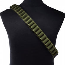 Load image into Gallery viewer, 50 Rounds Shotgun Bandolier Tactical Adjustable Shotgun Shell Belt Carrier for 12 20 Gauge Ga 50 Rounds Holder for Hunting
