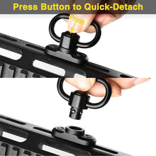 Load image into Gallery viewer, Hunting Gun Accessories Steel Sling Swivel Stud Mount Adapter For Mlok Rail Quick Release QD Sling Swivel Mount Adapter
