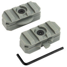 Load image into Gallery viewer, 2pcs Tactical Military Helmet Side Rail Mount Adapter 360 Degree Rotation Army Guide for Airsoft Fast Helmet Rail Hunting Accessories
