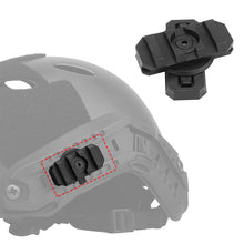 Load image into Gallery viewer, 2pcs Tactical Military Helmet Side Rail Mount Adapter 360 Degree Rotation Army Guide for Airsoft Fast Helmet Rail Hunting Accessories
