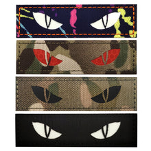 Load image into Gallery viewer, Tactical Patch Luminous Cat Tiger Eyes Hook Fasteners Glow In Dark Combat Applique Patch For Hats Helmet Uniform Backpack
