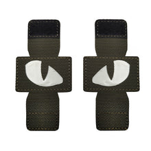 Load image into Gallery viewer, Cat Tiger Eyes Luminous Tactical Patch Hook Fasteners Glow In Dark Combat Applique Armband Patch For Hats Helmet Uniform Backpack
