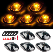 Load image into Gallery viewer, 12LED 5Pcs Smoked Vehicle Car Pickup Cab Roof Running Marker Lights for Truck SUV Off Road Set Bulb Fog Lamp Car Styling
