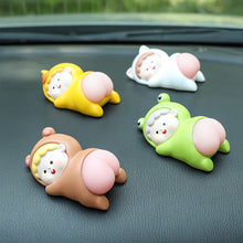 Load image into Gallery viewer, Car Interior Decoration Q Pop Fart Gentleman Ornaments Cute Cartoon Doll Toys Car Dashboard Decorative Gift Car Accessories
