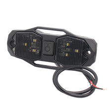 Load image into Gallery viewer, Roll Bar Mount LED Dome Light Rock Light W/Switch White Color For Polaris RZR UTV 4WD Wagon UTB Cab ATV SUV Bus Car Excavator Pickup
