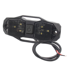 Load image into Gallery viewer, Roll Bar Mount LED Dome Light Rock Light W/Switch White Color For Polaris RZR UTV 4WD Wagon UTB Cab ATV SUV Bus Car Excavator Pickup
