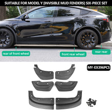 Load image into Gallery viewer, 2Pcs/4Pcs/6Pcs Car Rear Front Wheel Mud Flaps Modification Splash Guards Mud Fenders Kit For Tesla Model 3 Model Y 2020-2023 Accessories
