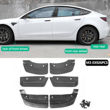 Load image into Gallery viewer, 2Pcs/4Pcs/6Pcs Car Rear Front Wheel Mud Flaps Modification Splash Guards Mud Fenders Kit For Tesla Model 3 Model Y 2020-2023 Accessories
